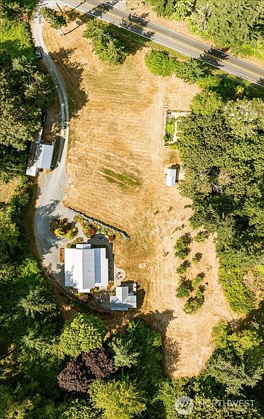 Listing photograph showing the Cultus Bay property from above